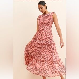 Banjanan Iris Tiered Midi Dress